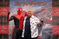 左からスパイダーマン、ジェイコブ・バタロン。