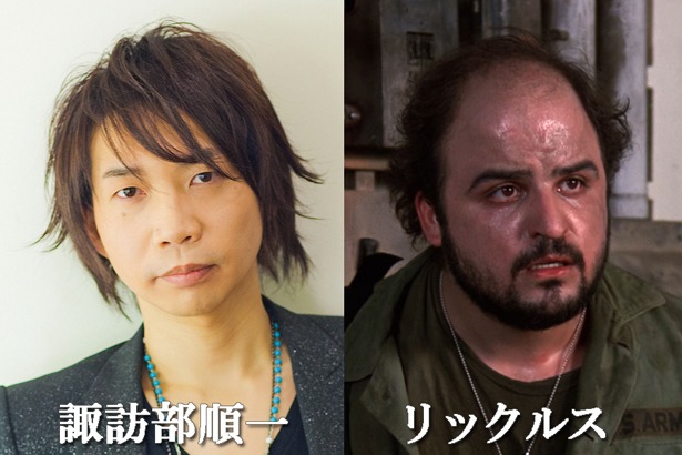 「死霊のえじき」日本語吹替版に参加する諏訪部順一（左）。