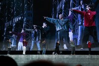 「『HiGH&LOW THE WORST』vs『THE RAMPAGE from EXILE TRIBE』完成披露試写会 & PREMIUM LIVE SHOW」9月17日公演より、寸劇コーナーの様子。