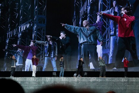 「『HiGH&LOW THE WORST』vs『THE RAMPAGE from EXILE TRIBE』完成披露試写会 & PREMIUM LIVE SHOW」9月17日公演より、寸劇コーナーの様子。