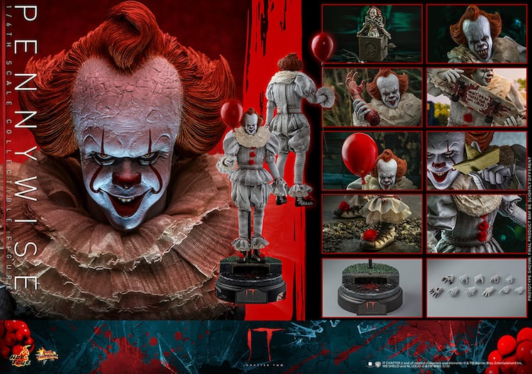 IT／イット」ペニーワイズが1/6フィギュアに、コスベイビーシリーズも 