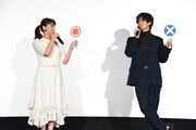 左から多部未華子、三浦春馬。