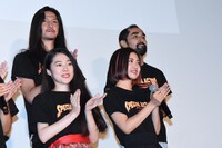 上段左から宮島三郎、広瀬圭祐。下段左から津上理奈、小川未祐。