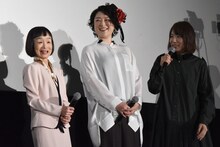 左からどんぐり、しゅはまはるみ、真魚。