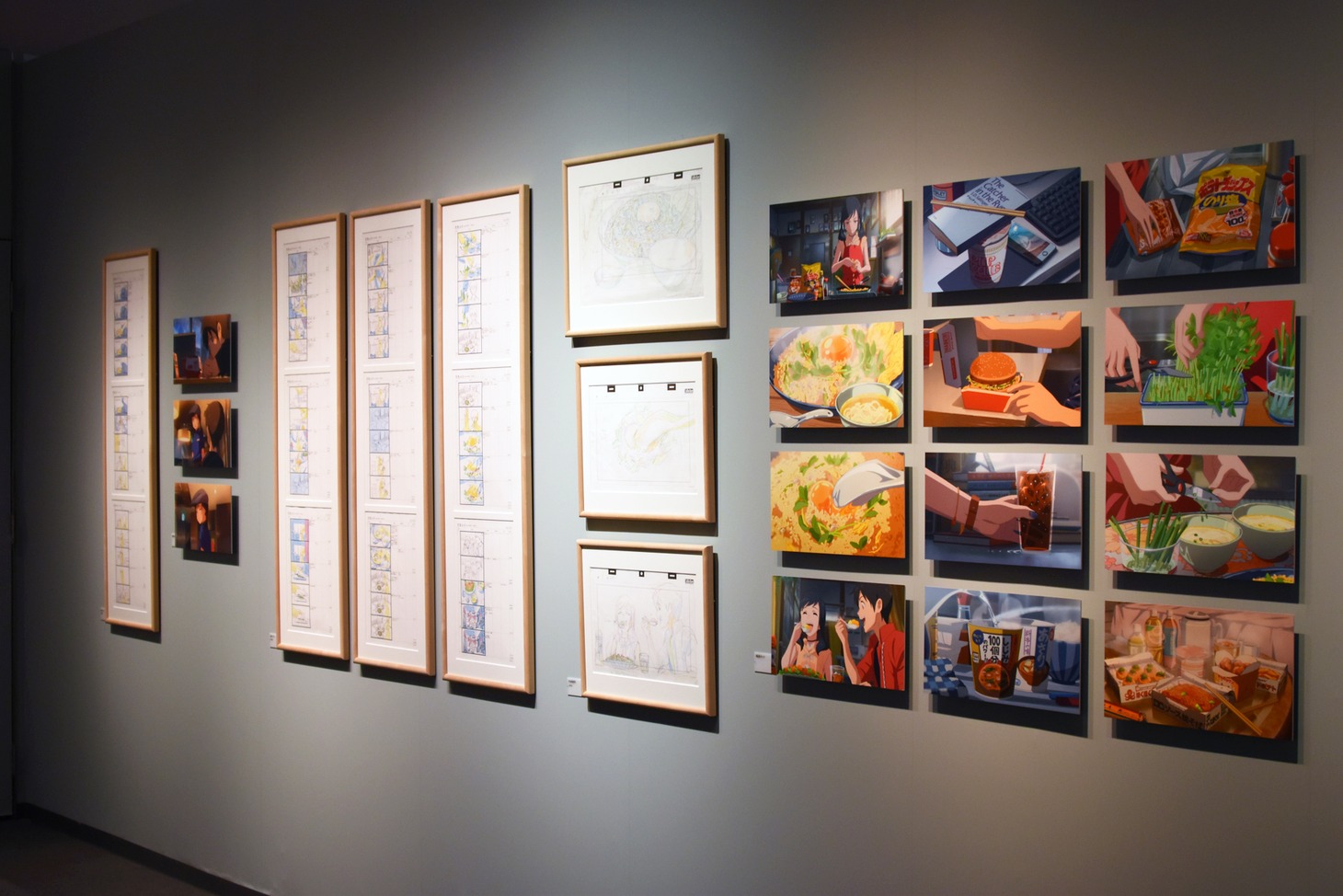 「天気の子」展の様子。