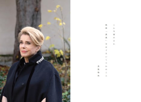 「こんな雨の日に 映画『真実』をめぐるいくつかのこと」中面