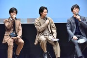 左から岩田剛典、ディーン・フジオカ、佐々木蔵之介。