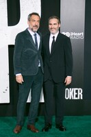 左からトッド・フィリップス、ホアキン・フェニックス。(c)Kaori Suzuki