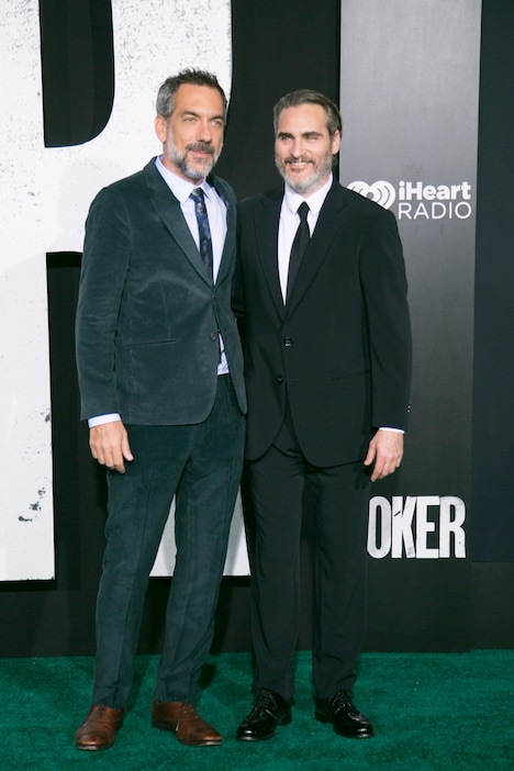 左からトッド・フィリップス、ホアキン・フェニックス。(c)Kaori Suzuki