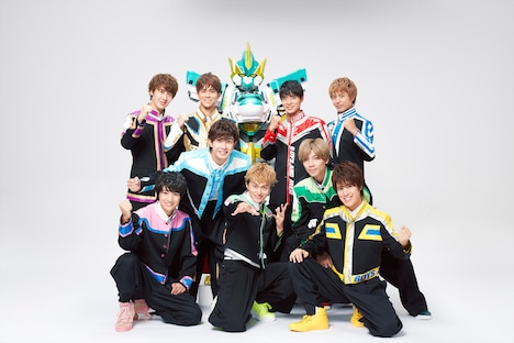 BOYS AND MENとシンカリオンのコラボスチル。