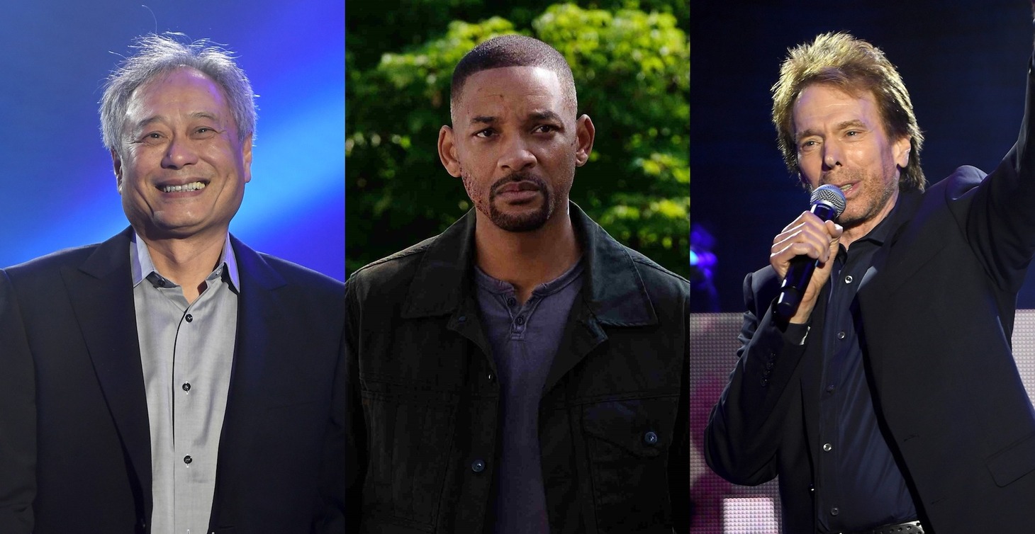 左からアン・リー、ウィル・スミス、ジェリー・ブラッカイマー。