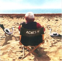 「アニエス・ヴァルダをもっと知るための3本の映画」1回券の特典となるステッカー。