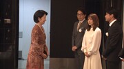 「蜜蜂と遠雷」特別試写会の様子。左から秋篠宮皇嗣妃殿下、石川慶、松岡茉優、森崎ウィン。