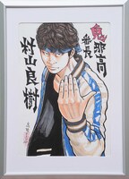 高橋ヒロシが描き下ろした村山のイラスト。