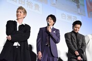 左から前田公輝、山田裕貴、川村壱馬。