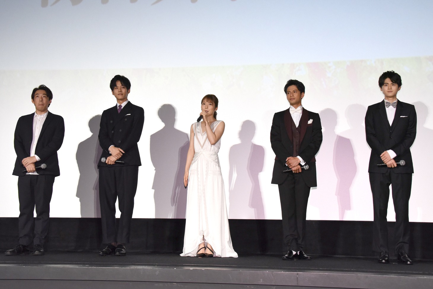 「蜜蜂と遠雷」初日舞台挨拶の様子。