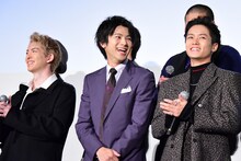 左から前田公輝、山田裕貴、川村壱馬。