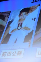 前田公輝の幼少期の写真。