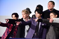 「HiGH&LOW THE WORST」初日舞台挨拶の様子。