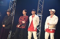 左からEXILE USA、EXILE TETSUYA、岩谷翔吾、浦川翔平。
