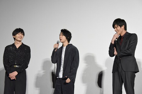 「ダウト ~嘘つきオトコは誰?~」公開記念舞台挨拶の様子。