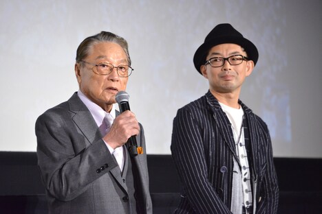 左から伊東四朗、細川徹。