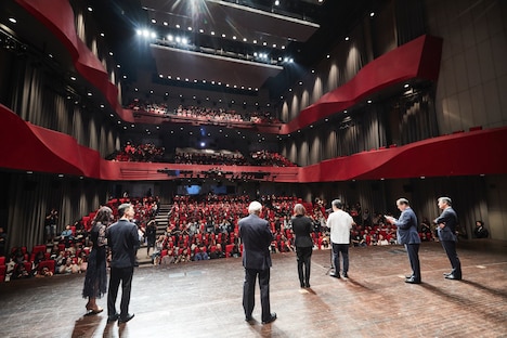 「今年のアジア映画人賞」授賞式の様子。