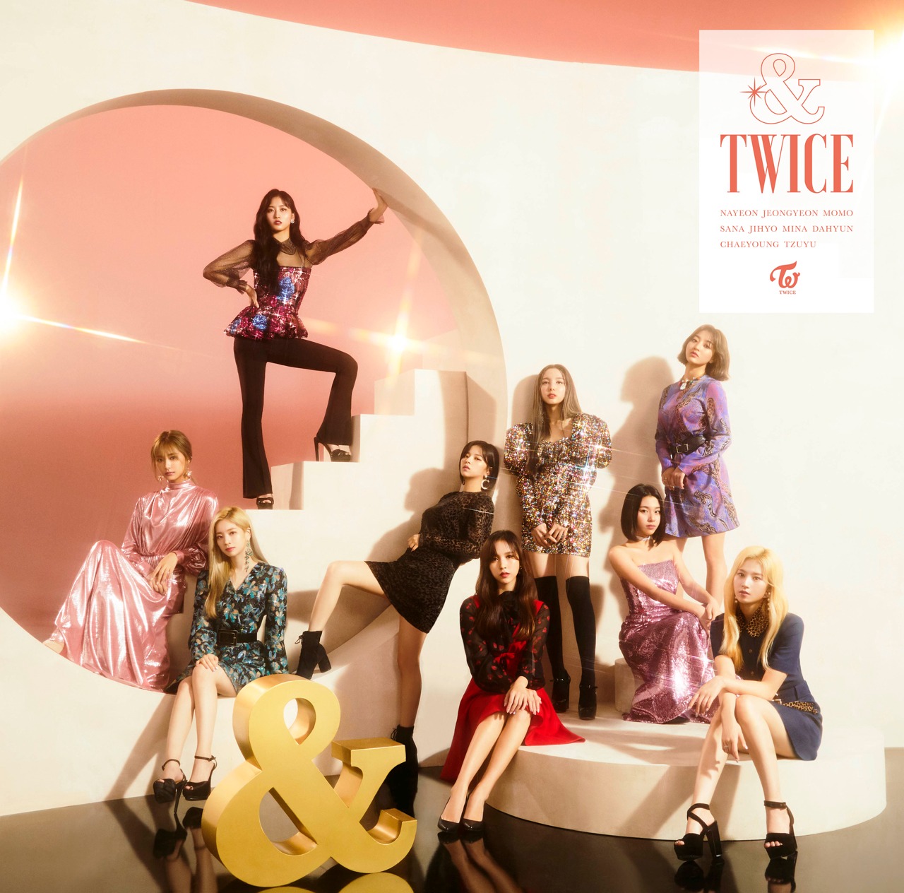 TWICE「&TWICE」ONCE JAPAN盤ジャケット
