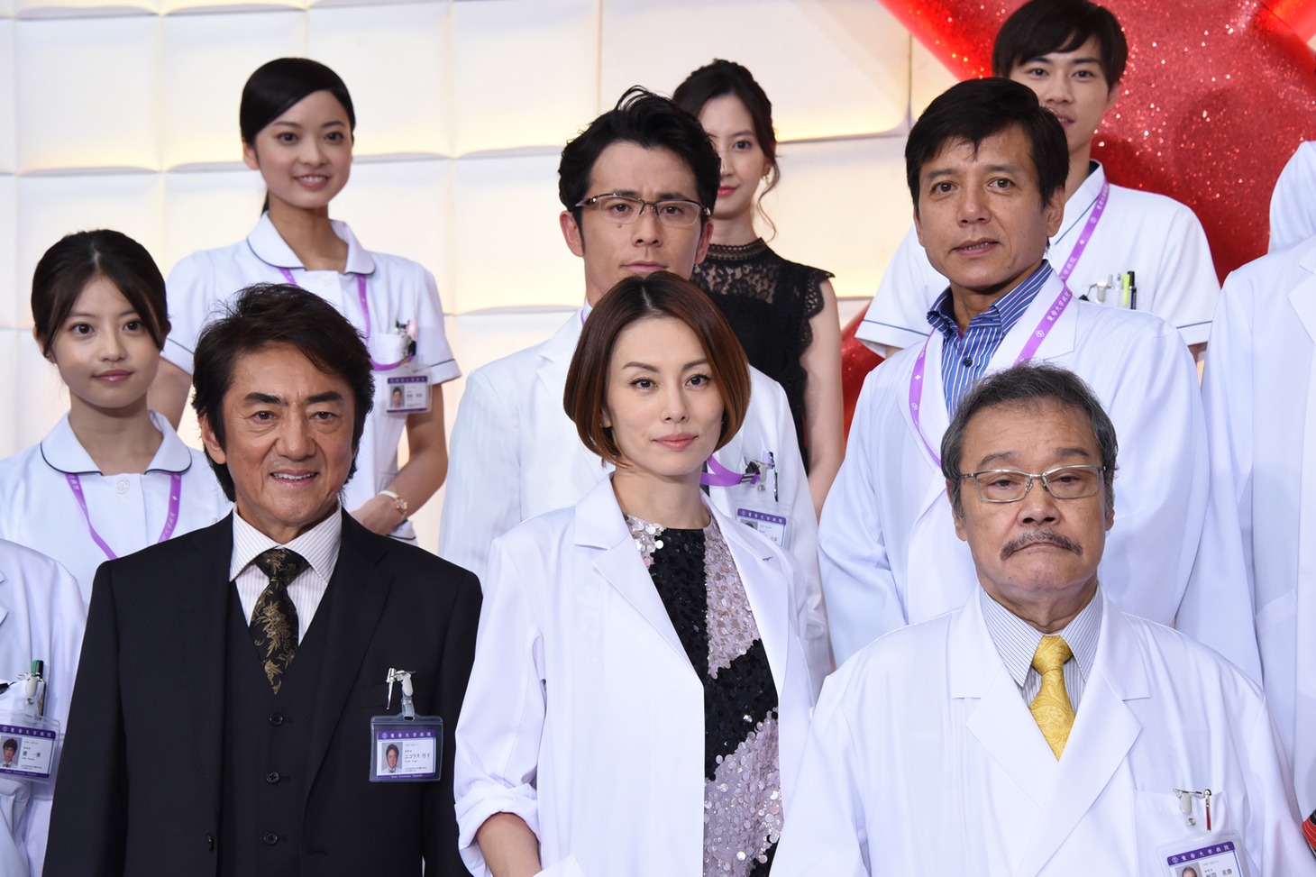 「ドクターX～外科医・大門未知子～」第6シリーズ記者会見の様子。