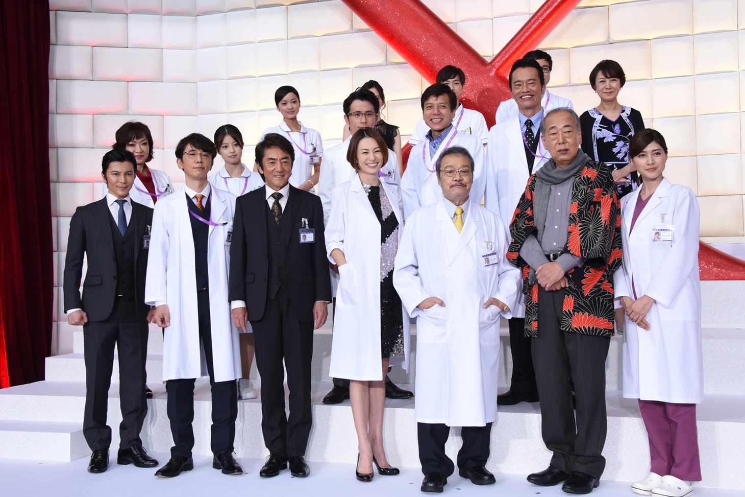 「ドクターX～外科医・大門未知子～」第6シリーズ記者会見の様子。