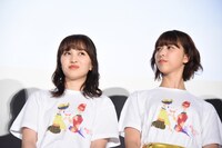 左から百田夏菜子、玉井詩織。