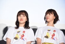 左から百田夏菜子、玉井詩織。