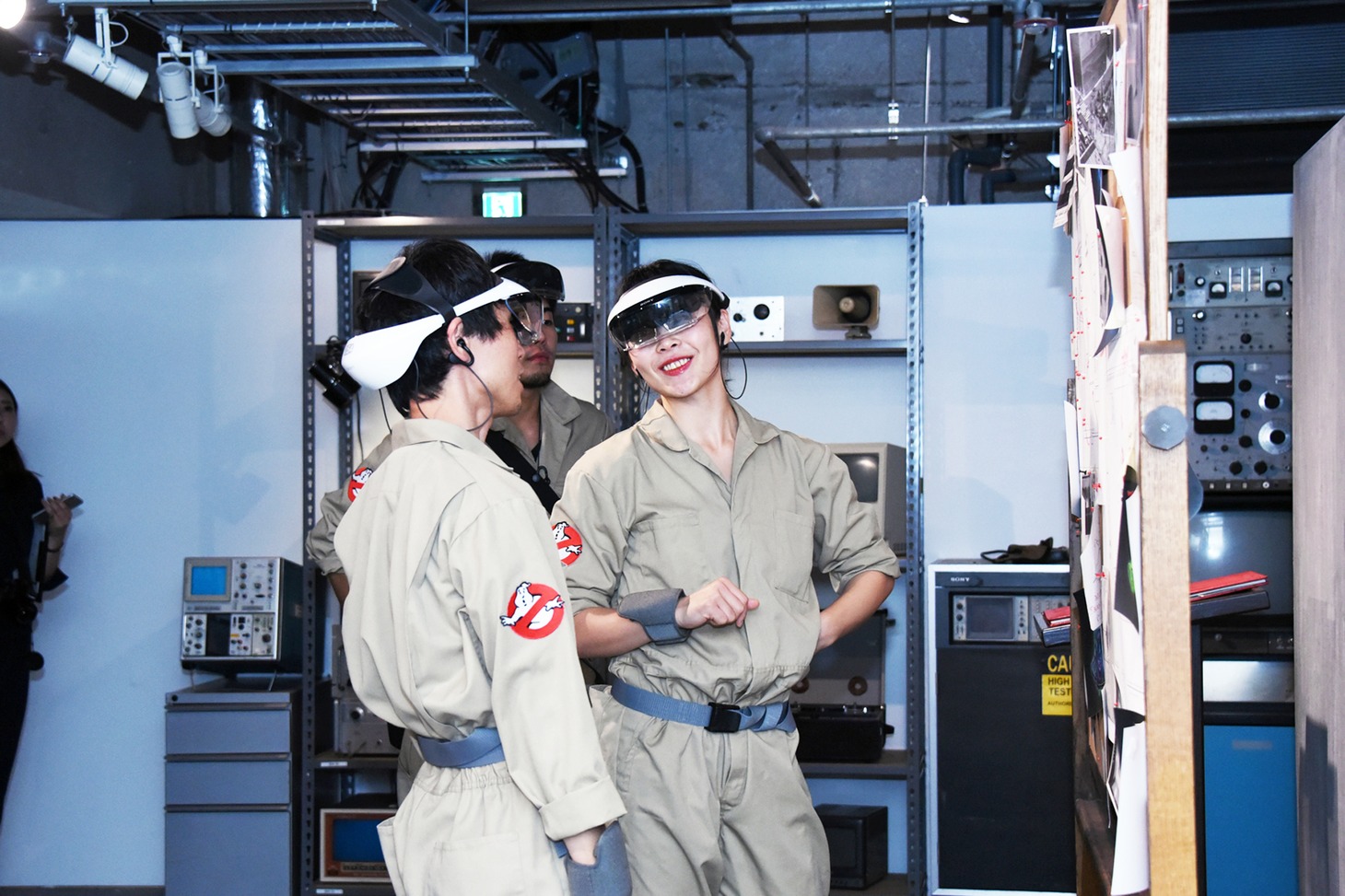 「GHOSTBUSTERS ROOKIE TRAINING」の様子。