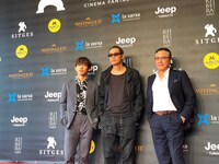 左からNAOTO、SABU、石橋凌。