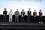 「その瞬間、僕は泣きたくなった-CINEMA FIGHTERS project-」完成披露試写会の様子。