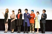 「左ききのエレン」制作発表会の様子。