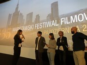 「蜜蜂と遠雷」Q&Aの様子。