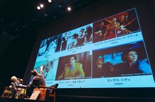 上映候補作品について話す細野晴臣（左）。（Photo by Miki Azuma）