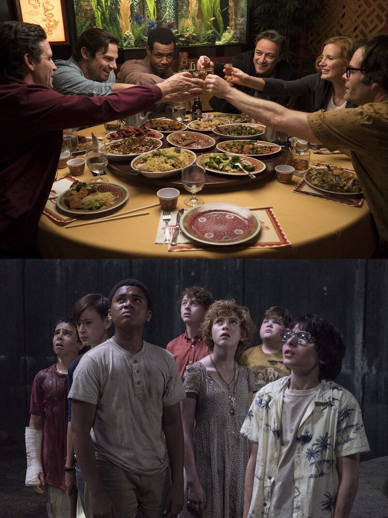 「IT/イット THE END “それ”が見えたら、終わり。」(上)、「IT/イット “それ”が見えたら、終わり。」(下)。