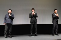 「死亡フラグが立ちました！」完成披露試写会の様子。