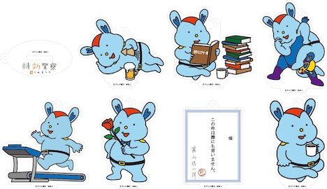 販売グッズのアクリルスタンド。