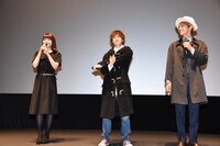 左から岸明日香、小越勇輝、廣瀬智紀。