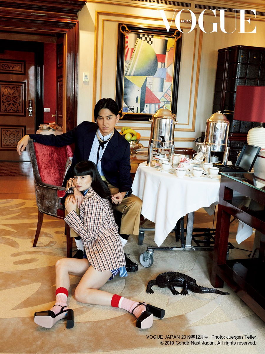 VOGUE JAPAN2019年12月号より。