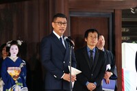 京都国際映画祭2019のオープニングセレモニーに出席した中井貴一。