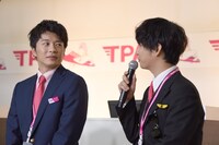 「おっさんずラブ-in the sky-」会見の様子。