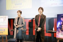 左から神谷浩史、島崎信長。