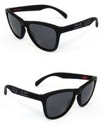 「トリプルX」×「Dang Shades」コラボレーションデザイン「ORIGINAL RAISED LOGO Black Soft x Black Smoke Polarized  xXx collaboration model」