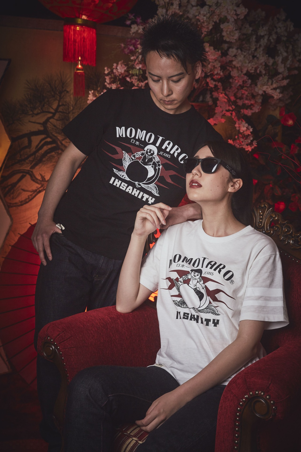 「トリプルX」×「桃太郎ジーンズ」「Dang Shades」コラボレーションデザインビジュアル