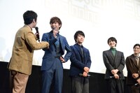 「超・少年探偵団NEO -Beginning-」公開記念舞台挨拶の様子。