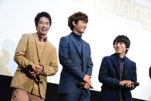 左から前田旺志郎、板垣瑞生、長村航希。
